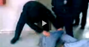 2 Mexico Special Police Force Officers Beating Suspect