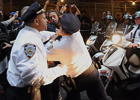 NYPD Cop Sucker-Punches a Occupy Wall Street Protester