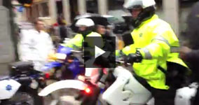 SF Cops Ram Motorcycles Into Occupy San Francisco Crowd