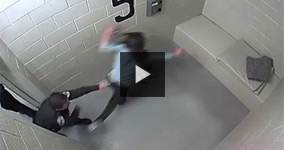 Surveillance video of Chicago Police Brutality on Woman