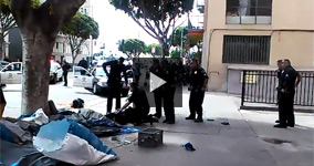 Caught On Camera: LAPD Shoots A Non-Violent Homeless Man On a Daylight 